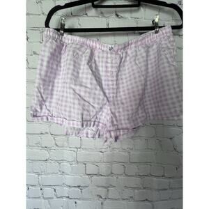 Gap Body Pink Lounge Shorts Size Xl